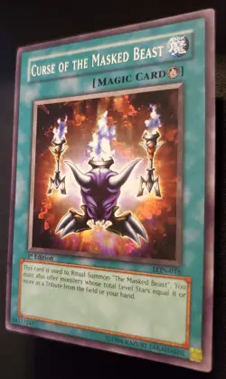 Yu-Gi-Oh! Curse of the Masked Beast LON-016 Labyrinth of Nightmare 1st Ed (2003) - Image 3