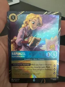 Rapunzel - Appreciative Artist 1 Disney Lorcana Promo Cards Holo - Image 3
