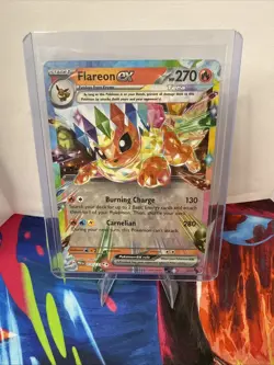 Flareon ex 014/131 SV: Prismatic Evolutions Pokemon Card - Image 1