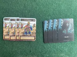 8 card token set (Foot Soldier, Lance) - Sorcery Contested Arthurian Legends - Image 2