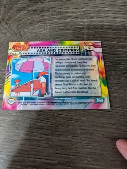 Ash And Company 1999 1st Print Topps Holo Foil #9 Pokemon Card - Image 2