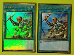 Yu-Gi-oh Reinforcement of the Army 1st Edition Gold Rare MAGO-EN046 Nm 2 cards - Image 1