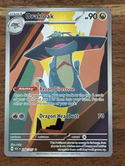 Pokemon TCG Drakloak 248/217 Ascended Heroes Illustration Rare NM Card - Image 1