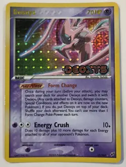 Deoxys 17/107 Deoxys Reverse Holo Rare Stamp Pokemon Card - NM - Image 1