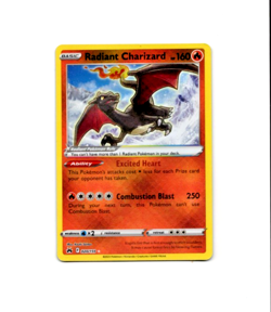 Pokemon Sword & Shield Crown Zenith RADIANT CHARIZARD 020/159 Holo Card MINT-NM - Image 1
