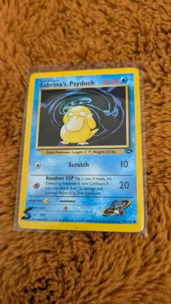 Pokemon Sabrina's Psyduck Gym Challenge 99/132 Unlimited Edition Regular Card - Image 1