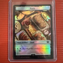 Smaug Food (0009) Double-Sided Token MTG: the Lord of the Rings: Foil - Image 2