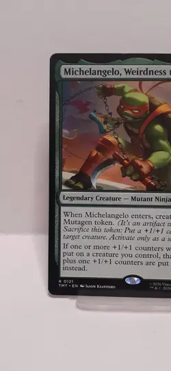 MICHELANGELO, WEIRDNESS TO 11 - TEENAGE MUTANT NINJA TURTLES MAGIC THE GATHERING - Image 2