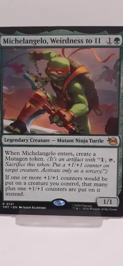MICHELANGELO, WEIRDNESS TO 11 - TEENAGE MUTANT NINJA TURTLES MAGIC THE GATHERING - Image 4