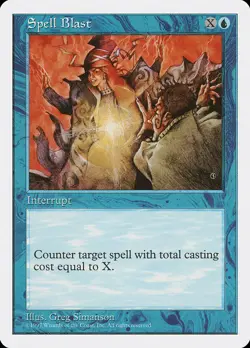 Spell Blast Fifth Edition MTG NM - Image 1