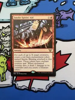 Smoke Spirits’ Aid x1 Mtg Neon Dynasty Commander - Image 1