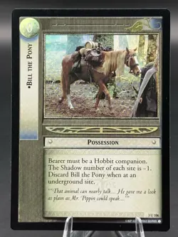 LOTR TCG Realms of the Elf-Lords BILL THE PONY FOIL IT140 - Image 1