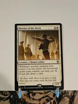 Mentor of the Meek Commander: Phyrexia: All Will Be One Regular Magic MTG #81 - Image 1