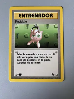 Pokemon TCG Recycle 61/62 1st Edition Fossil [Spanish] LP - Image 1
