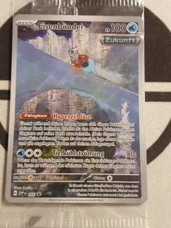 Eisenbundel 066 Black Star Promo Sealed Pokemon Karte Deutsch Illustration FA - Image 3