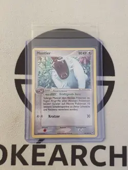 Muntier 50/107 Ex Deoxys Set - Pokemon Karte Deutsch Pokemon Original - Image 1