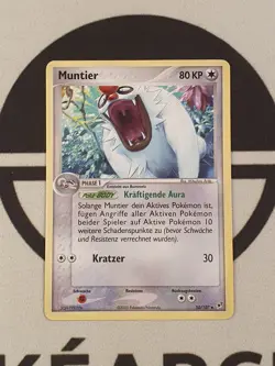 Muntier 50/107 Ex Deoxys Set - Pokemon Karte Deutsch Pokemon Original - Image 2