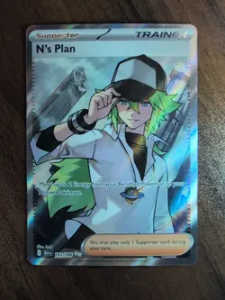 N's Plan 163/086 SV: Black Bolt Ultra Rare Pokemon Card - Image 2