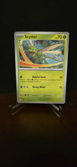 Scyther 123/165Sv: Scarlet & Violet 151 Uncommon Pokemon TCG - Image 1