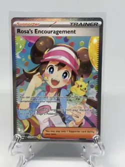 Rosa's Encouragement 123/088 SIR Perfect Order Pokemon Card Full Art Trainer - Image 1