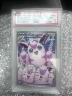 PSA 10 Wigglytuff 105/094 Pokemon Phantasmal Flames PFL Illustration Rare 2025 - Image 1
