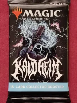 Magic The Gathering KALDHEIM New Sealed COLLECTOR Booster Pack MTG - Image 1