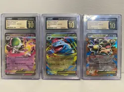 Pokemon Mega Evolution Set Of 3 CGC Pristine 10 Gardevoir Venusaur Kangaskhan - Image 1