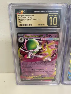 Pokemon Mega Evolution Set Of 3 CGC Pristine 10 Gardevoir Venusaur Kangaskhan - Image 2