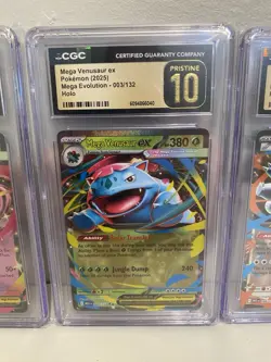 Pokemon Mega Evolution Set Of 3 CGC Pristine 10 Gardevoir Venusaur Kangaskhan - Image 3