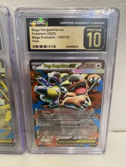 Pokemon Mega Evolution Set Of 3 CGC Pristine 10 Gardevoir Venusaur Kangaskhan - Image 4