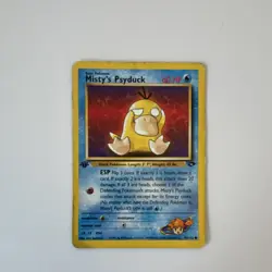 Pokemon TCG Misty's Psyduck Gym Challenge 90/132 1st Edition 60 HP Common 2000 - Image 1