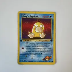 Pokemon TCG Misty's Psyduck Gym Challenge 90/132 1st Edition 60 HP Common 2000 - Image 2