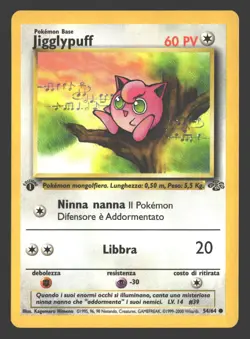 Jigglypuff Jungle #54/64 Italian Pokemon 1st Edition - Image 1