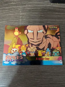 “A Great Day” Topps Pokemon First Movie Mewtwo Strikes Back Foil - Image 1