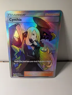 Cynthia - SV82/SV94 - Pokemon Hidden Fates Sun & Moon Full Art MINT PACK FRESH - Image 2