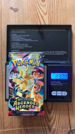 Extremely Heavy Pokemon Ascended Heroes Booster Pack (4x23+) Potential God Pack - Image 2