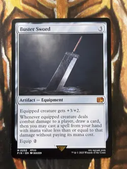 Buster Sword 0255 MTG Final Fantasy Regular English Mythic - NM/M 🔥 - Image 1