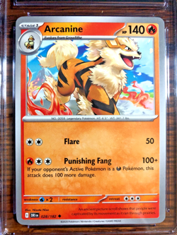 Arcanine Regular Uncommon #028|CGC GEM MINT 10|2025 Destined Rivals|Pokemon TCG - Image 2