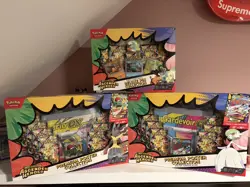 Pokemon TCG Ascended Heroes 3 ETB’s, Case of Posters & Case of Pins, Brand New. - Image 2