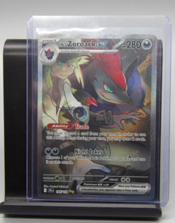 N's Zoroark ex 185/159 Pokemon Journey Together Special Illustration Rare NM - Image 1
