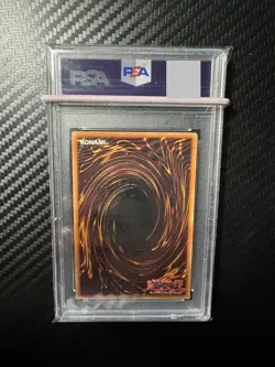 2002 Yugioh LOB-001 Blue-Eyes White Dragon PSA 8 Ultra Rare - Image 2