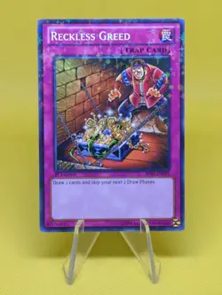 Yugioh - Reckless Greed (Starfoil) (BP01-EN095) - Starfoil Rare 1st Edition - Image 1