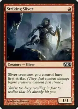 mtg magic striking sliver ENGLISH slivoide slivoide frappeur 2 available - Image 1