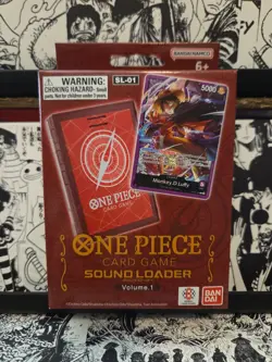 ONE PIECE TCG Sound Loader Volume. 1 (LUFFY) BRAND NEW *WITH LUFFY PROMO SEALED* - Image 1