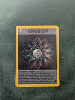 Pokemon TCG Rainbow Energy Team Rocket 17/82 Holo Card - Image 1