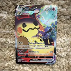 Pokemon Mimikyu VMAX Holo TG17/TG30 Brilliant Stars Full Art Ultra Rare Card - Image 1