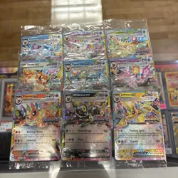 Prismatic Evolutions Surprise Box Stamped EX Promo Cards 9/9 Complete Set Sealed - Image 1