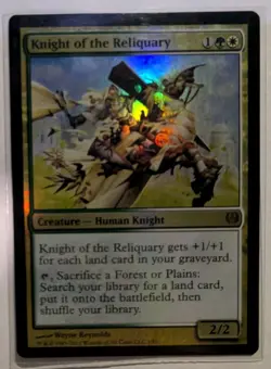 Knight of the Reliquary Duel Decks: Knights vs. Dragons Foil - MTG RARE - Image 1