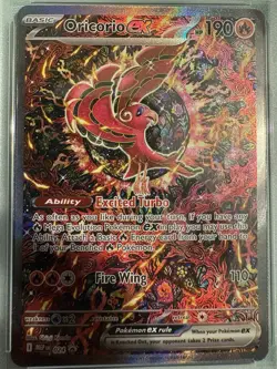 Pokemon Mega Charizard X & Oricorio EX Holo Card Lot - MEP Set, English - Image 2