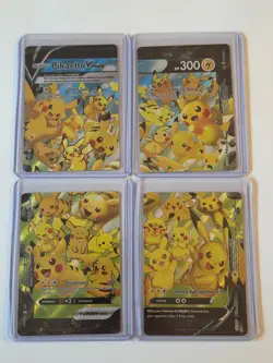 Pikachu V-Union SWSH 139 - SWSH 142: Sword & Shield Promo Cards Holo 4 CARD SET - Image 1
